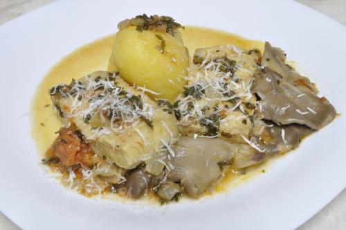 Filé na houbách a rajčatech  – Snadné recept z Česko kuchyně, hotový za Do 30 minut